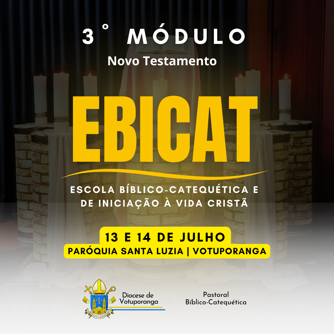 3º módulo do EBICAT será nos dias 13 e 14 de julho